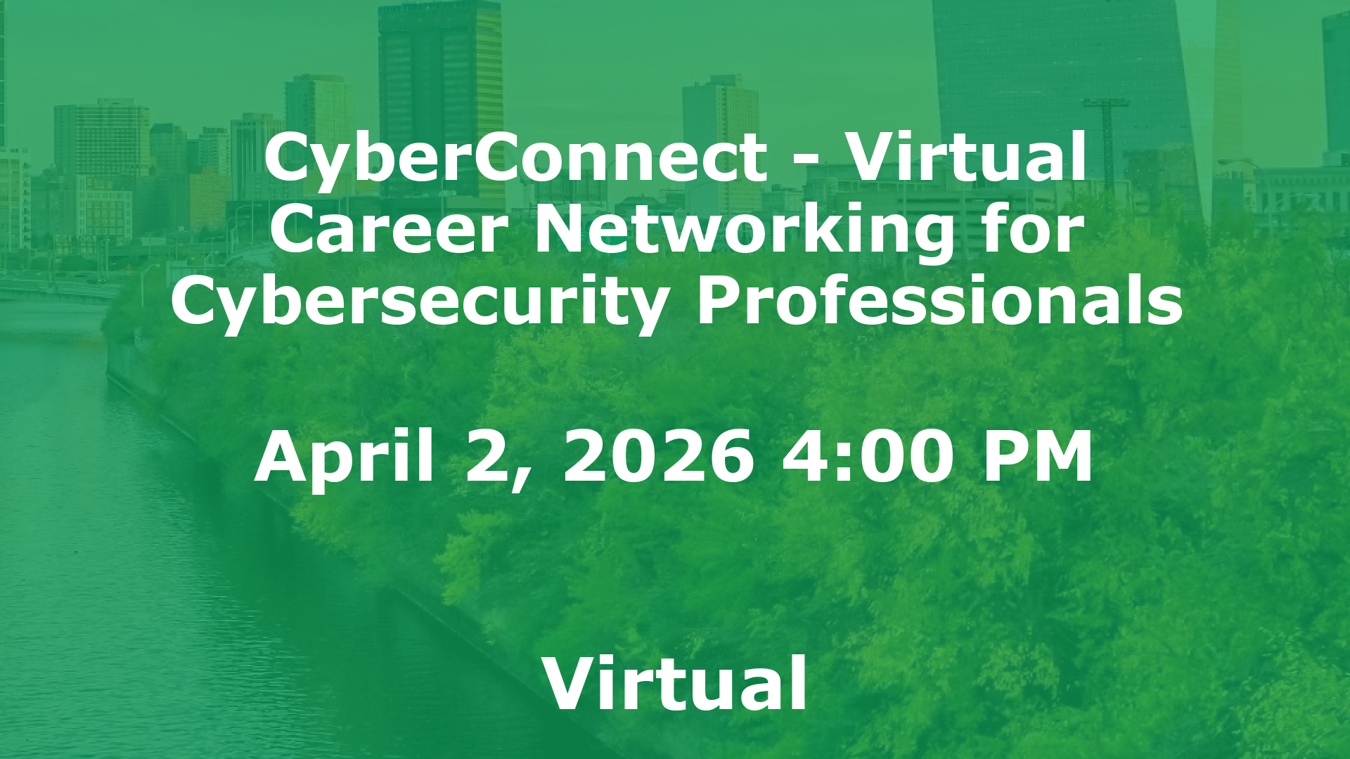 CyberConnect - Virtual Career Networking for Cybersecurity Professionals event image